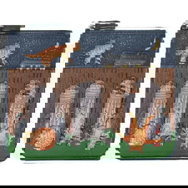 Mala Leather Alley Cats Leather RFID Coin & Card Purse