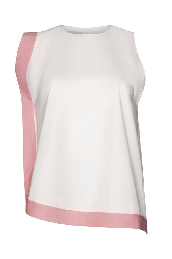 Bo Carter Ari Top - White & Pink