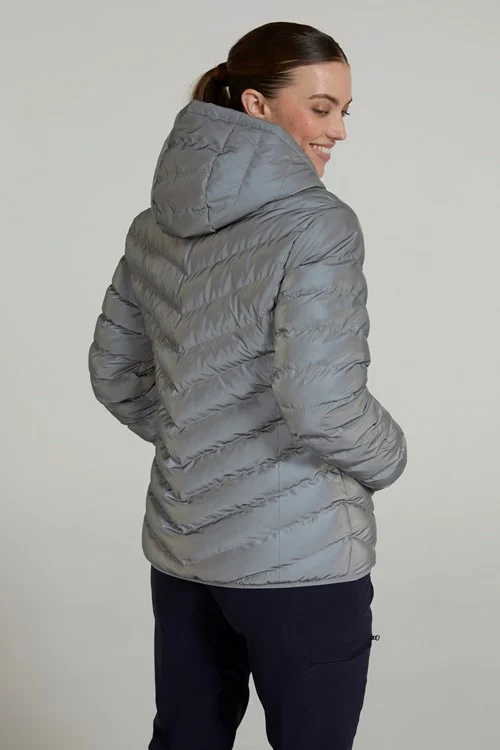 Mountain Warehouse Womens/Ladies Seasons Reflective Padded Jacket - Grey