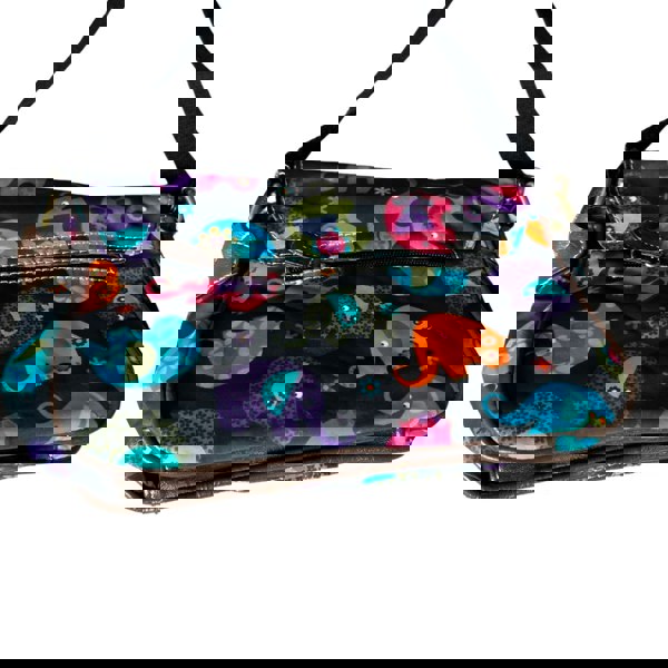 Stylex Accessories Elephant Print Waterproof Satchel Crossbody Bag