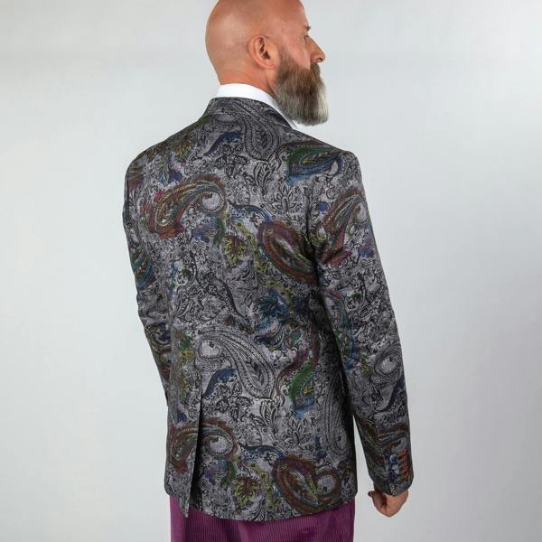 PAISLEY PRINTED JACKET - Claudio Lugli Shirts