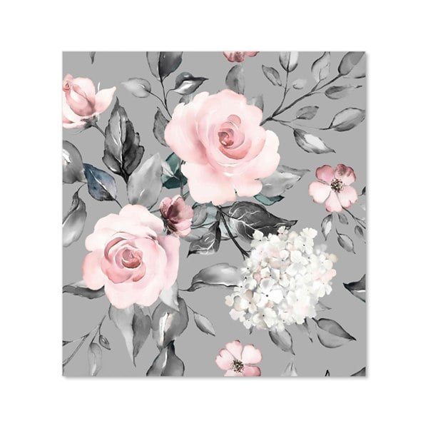 Warren Reed - Designer Dusty Pink Roses Kitchen Splashback