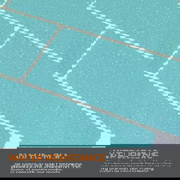 Capri Sea Glossy Glossy 3D Sticker Tile 30.5 x 30.5cm - 6 pcs