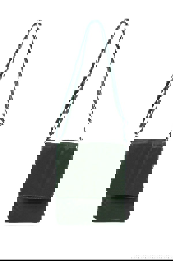 Kitise Stylish Flap Small Genuine Italian Leather Crossbody Bag