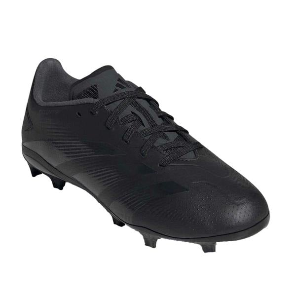 Adidas Childrens/Kids Predator 24 League Firm Ground Football Boots - Black/Grey - 