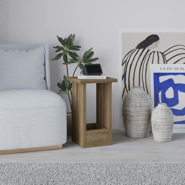 Decortie Tasos Square Side Table Nightstand (W) 30cm