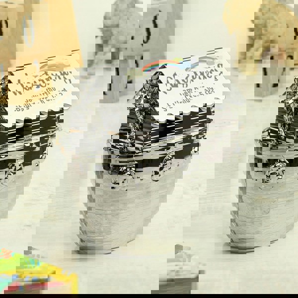 Personalised Memento Company Personalised Christening Noahs Ark Money Box