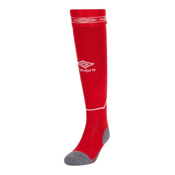 Umbro Childrens/Kids Diamond Football Socks - Vermillion/White - 