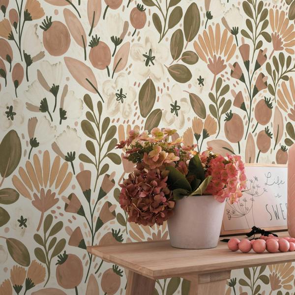 Erismann Jardin Poetry Floral Wallpaper