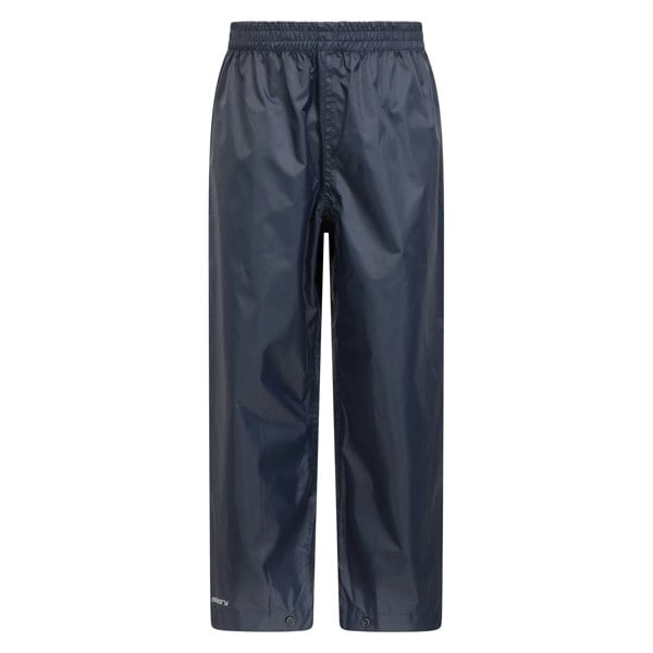Mountain Warehouse Kids Pakka II Waterproof Over Trousers - Navy