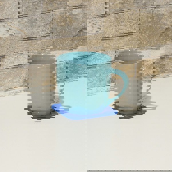 Aidapt 9cm Square Coasters Blue Pk 4