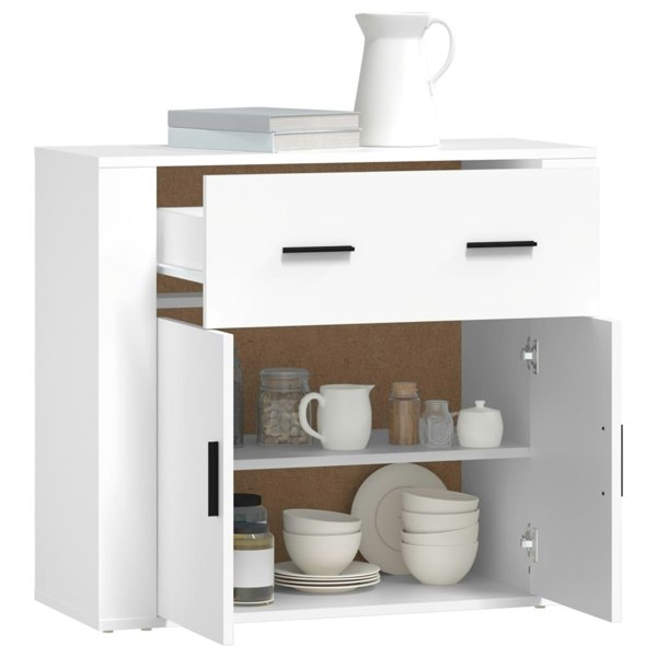 Berkfield Sideboard White 80x33x70 cm Engineered Wood