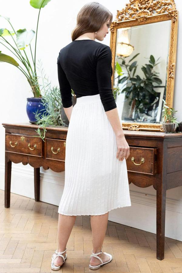 HotSquash Pleated Midi Skirt