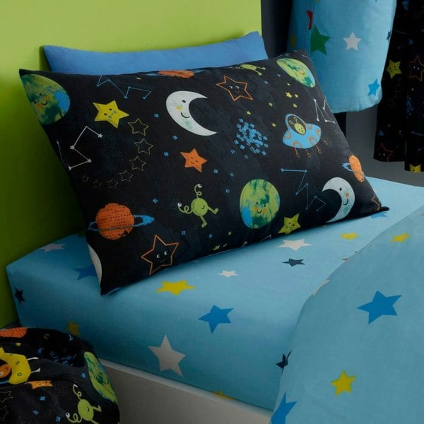 Alien Adventure Pillowcase (Pair) Pillowcases - Happy Linen Company