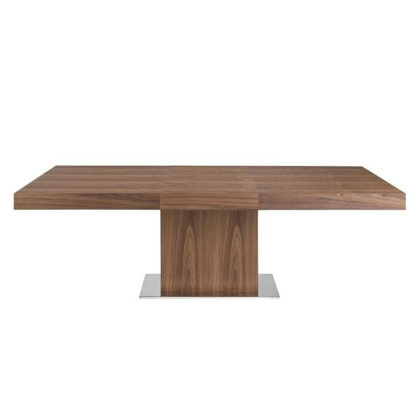 Angel Cerdá Rectangular walnut extending dining table 1015