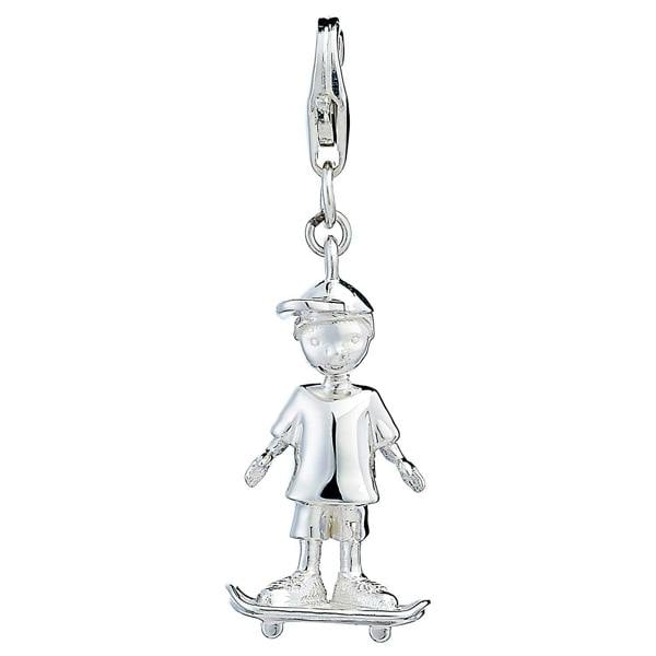 Mylee London Sterling Silver Skateboarder Charm