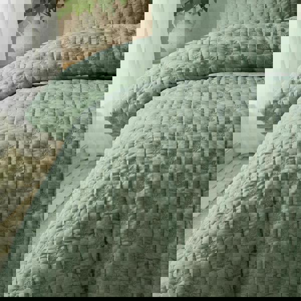 Pineapple Elephant Tamba Leaf Pinsonic Duvet Cover Set Green