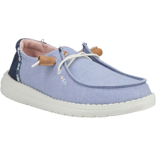 HEYDUDE Wendy Chambray Boho Shoes - Blue