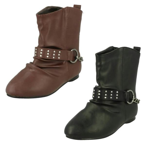 Spot On Girls Spot On Flat Ankle Boot H4087