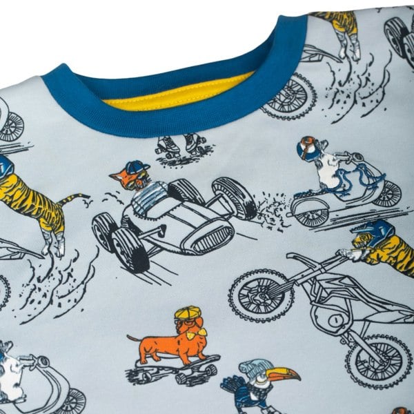 Luca and Rosa Cool Driver Boys Jersey Pyjamas