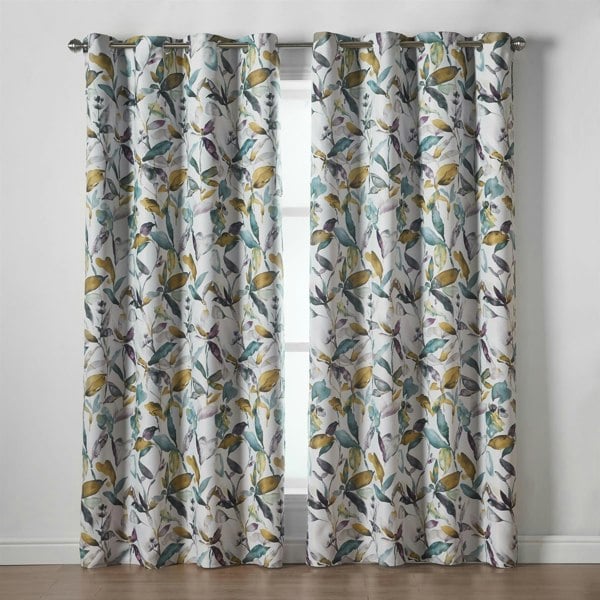 Alan Symonds Giverny Blockout Curtains Thermal Eyelet Header