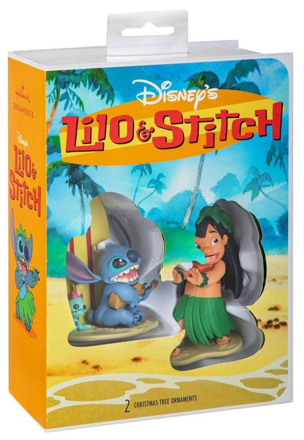 Hallmark Disney Lilo & Stitch Storied Moments - Set of 2 Lilo & Stitch Christmas Tree Ornaments