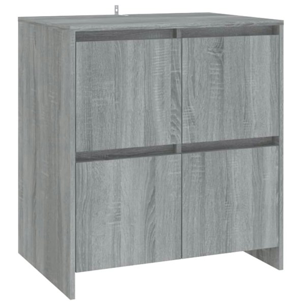 Berkfield Sideboard Grey Sonoma 70x41x75 cm Engineered Wood