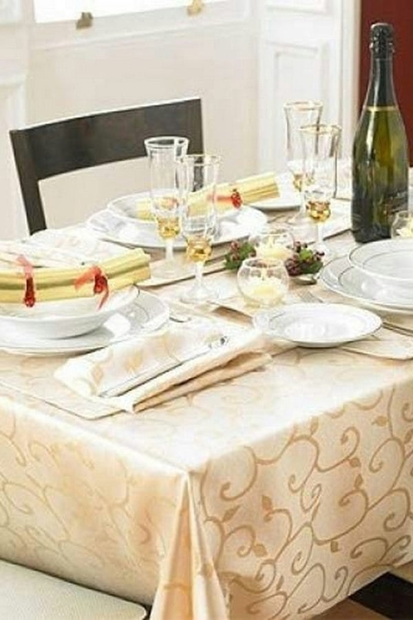 HomeSpace Direct Alexis Sparkle Embellished Table Runner