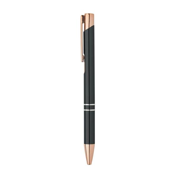 MidOcean Bern Rose Recycled Aluminium Ballpoint Pen - Black - 