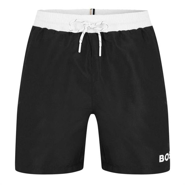 Boss Mens Starfish Swim Shorts - Black - 