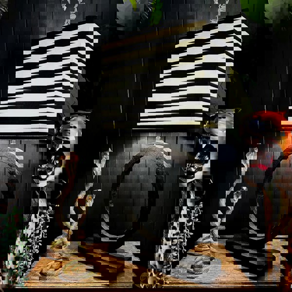 love frankie circus stripe rectangular lampshade