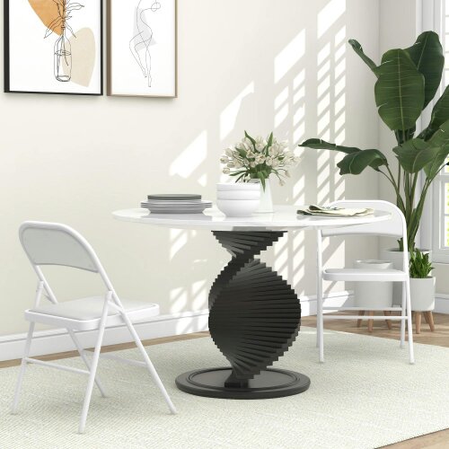 Wyld Haus Lofano Metal And Fabric White Cushioned Folding Chairs Set Of 2