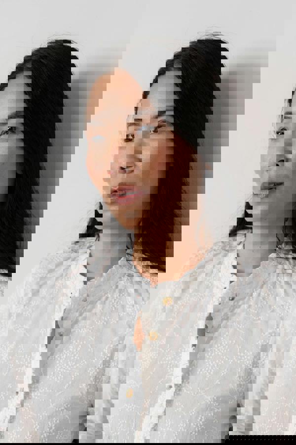 Lily & Me Rachel Embroidered Cotton Blouse White