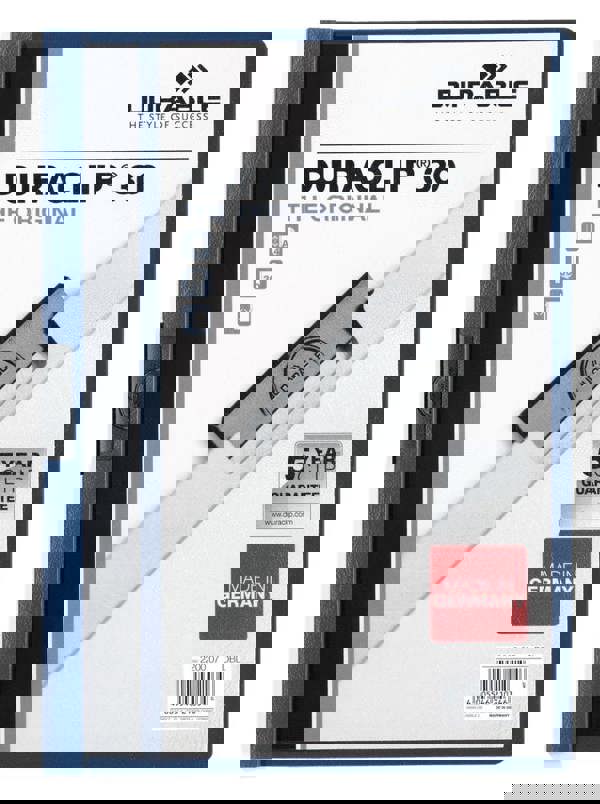 Durable DURACLIP 30 Sheet Document Clip File Folder | 25 Pack | A4 Dark Blue