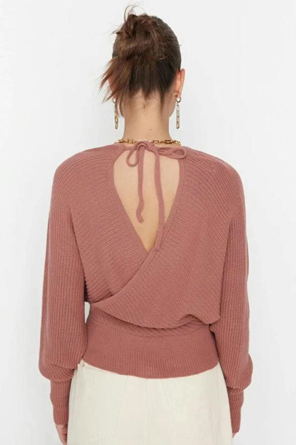Hoxton Gal Wrap Knit Sweater