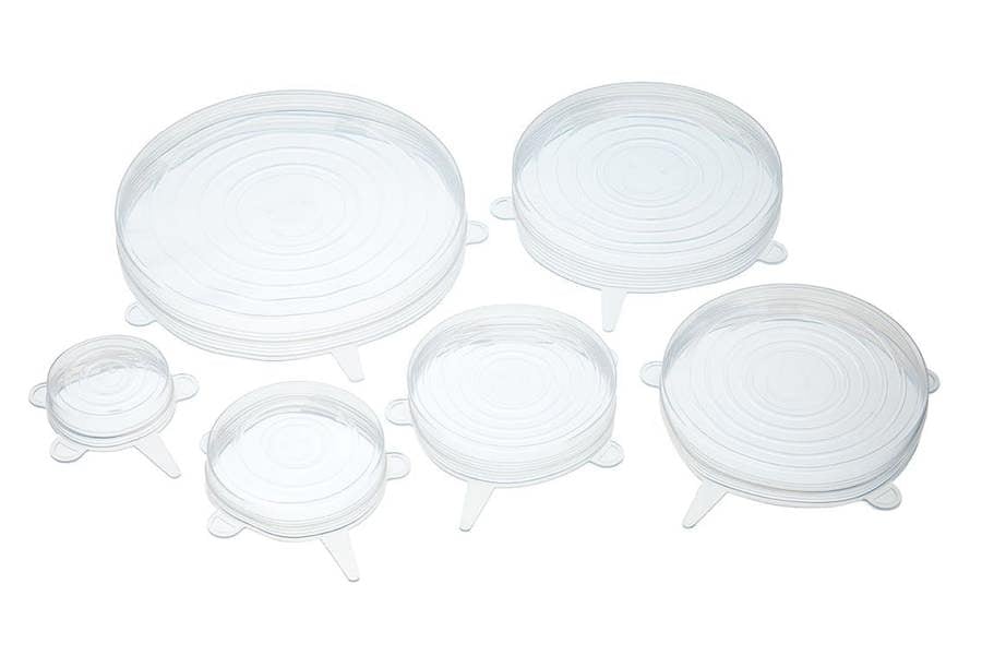 KitchenCraft Set of Six Silicone Lids