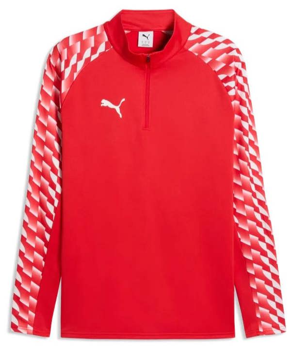 Puma Mens TeamLIGA 26 Training Jacket 1/4 Zip Tracksuit Top Red 659724