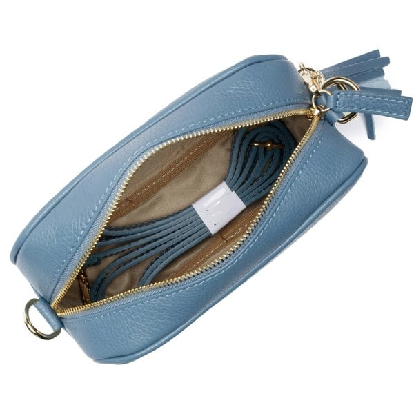 Elie Beaumont Crossbody Tassel Light Blue