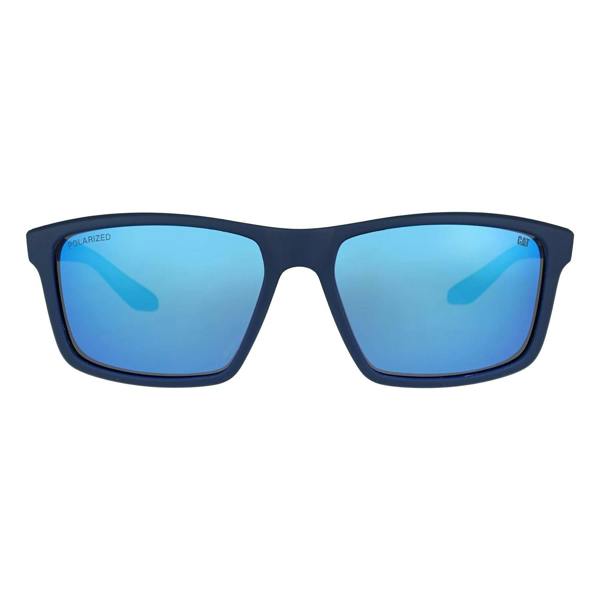 Caterpillar Sunglasses CTS-8033 106P Matte Navy Grey Blue Mirror Polarized