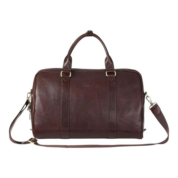 Infinity Leather Vintage Genuine Leather Holdall Duffle Gym Travel Bag - Atlas