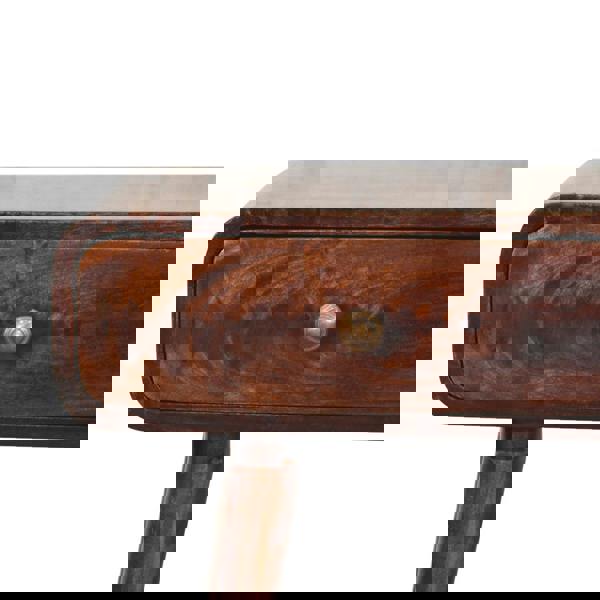 Artisan Furniture California Walnut Curved Hallway Table