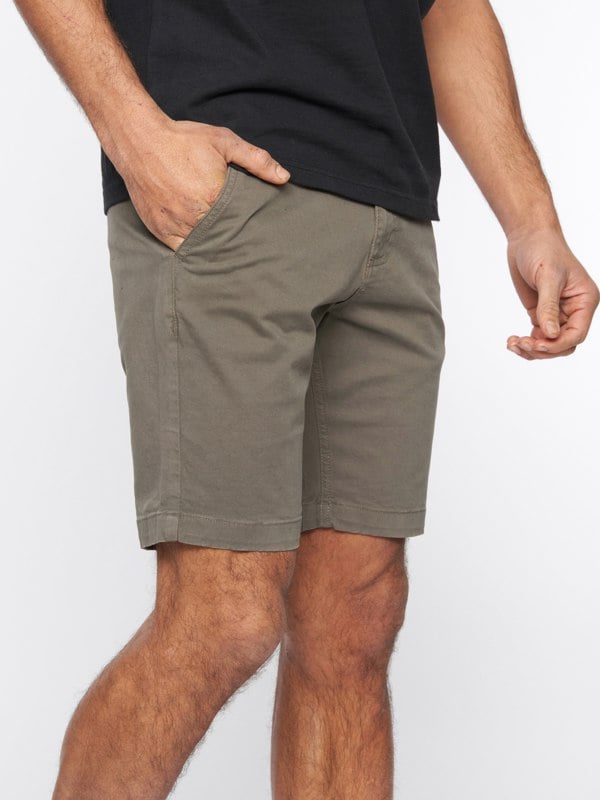 Duck and Cover Moreshore Chino Shorts Olive