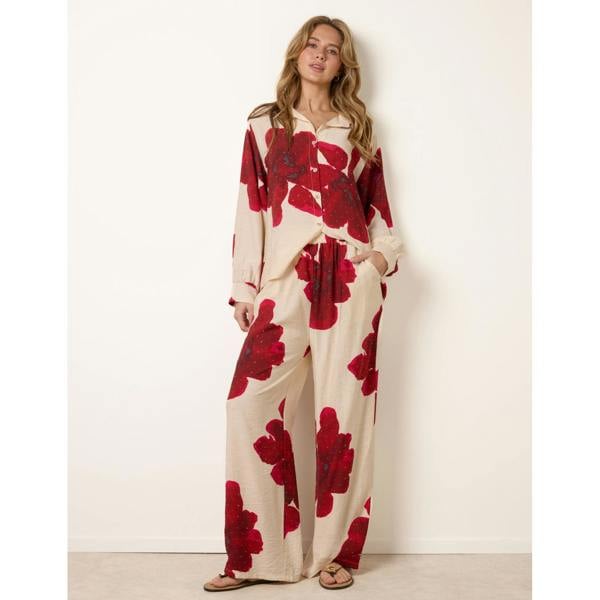 Blue Vanilla Floral Print Co-Ord Set