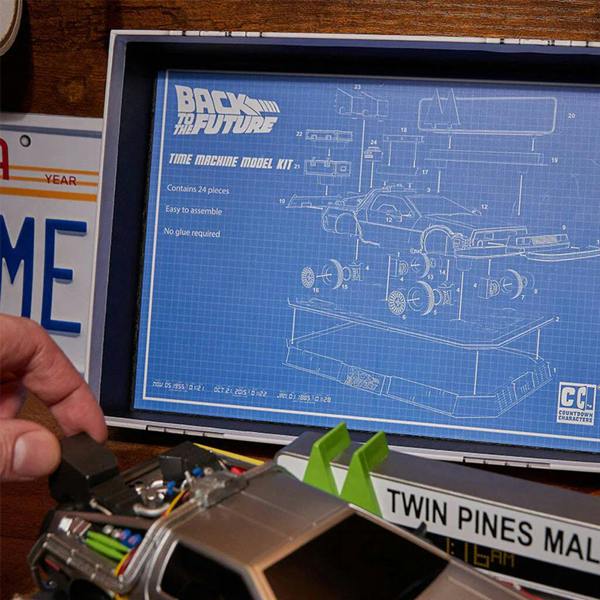 Back To The Future Model Advent Calendar - alternative angle