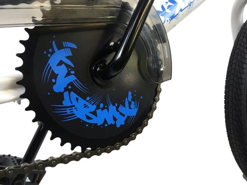 XN-10-20 BMX Unisex Freestyle Stunt Bike 20" - White/Blue