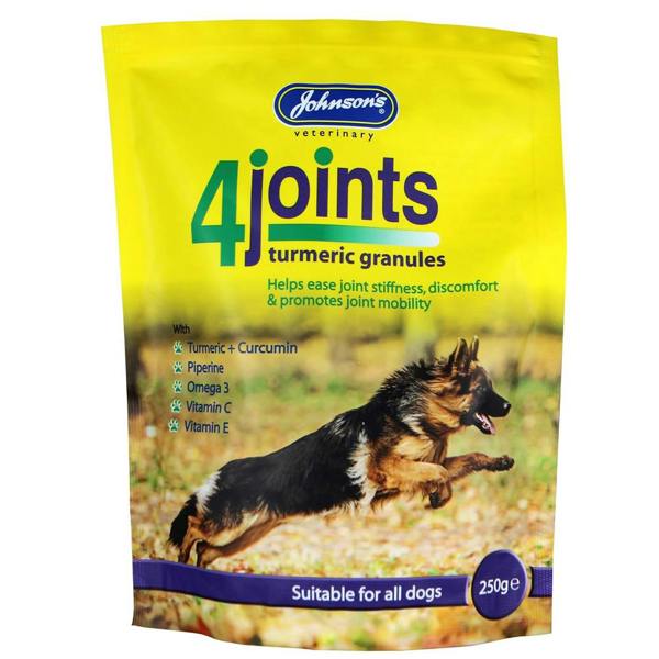 Johnson's Johnsons Vet 4Joints Tumeric Granules 250g