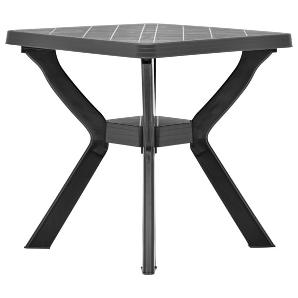 Berkfield Bistro Table Anthracite 70x70x72 cm Plastic