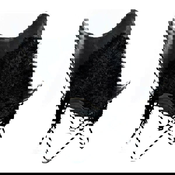 Curly Sheepskin | Austria | 90 cm Blacky