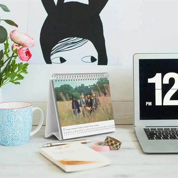The Beatles, Anthology Easel Desk Calendar 2027, Desk Calendars, Month To View, Entertainment, Gift