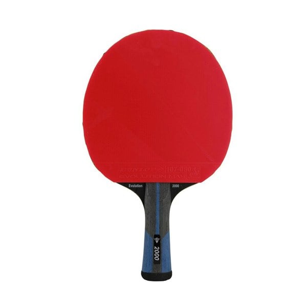 Dunlop Evolution 2000 Table Tennis Bat - Red/Black/Blue